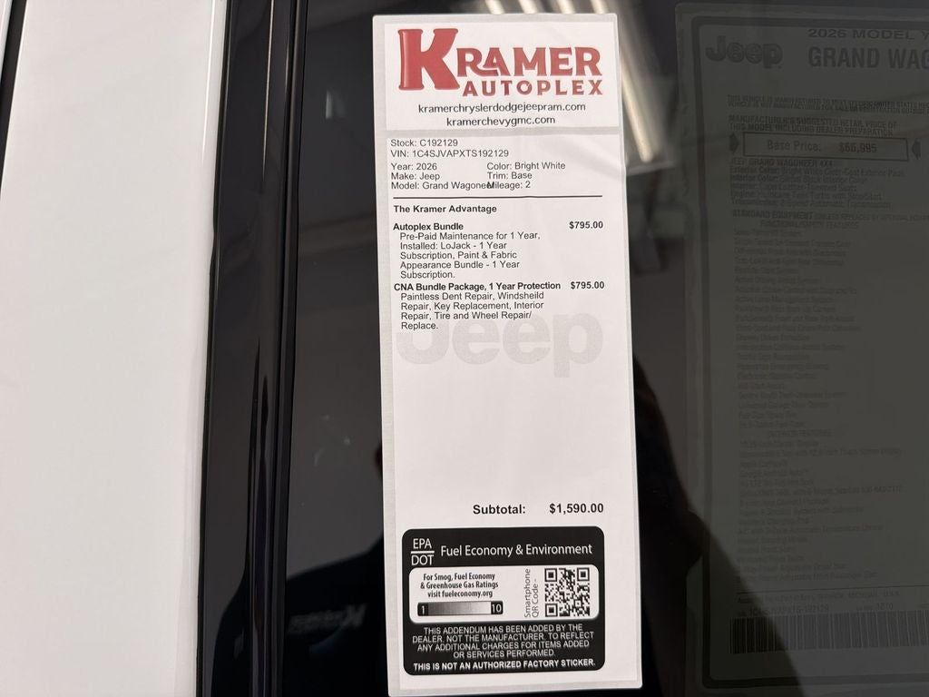 2026 Jeep Grand Wagoneer Base