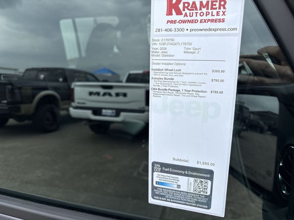 2026 Jeep Gladiator Texas Trail