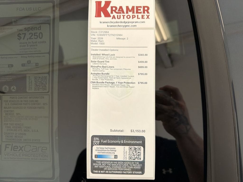 2026 RAM Ram 1500 Lone Star