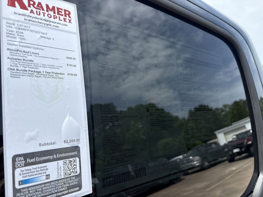 2026 RAM 1500 Lone Star