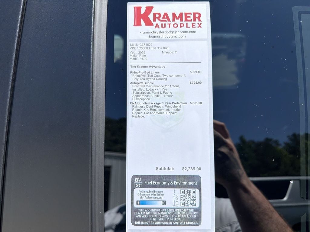 2026 RAM 1500 Lone Star
