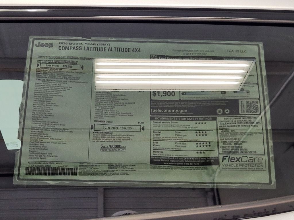 2026 Jeep Compass Latitude Altitude