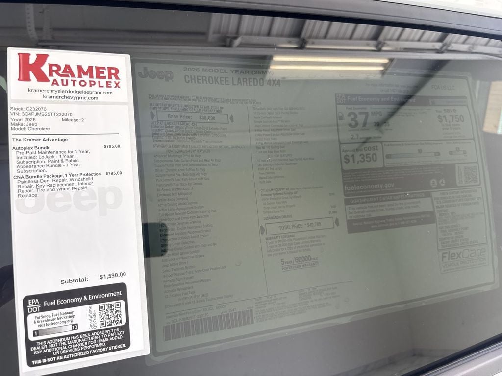 2026 Jeep Cherokee Laredo