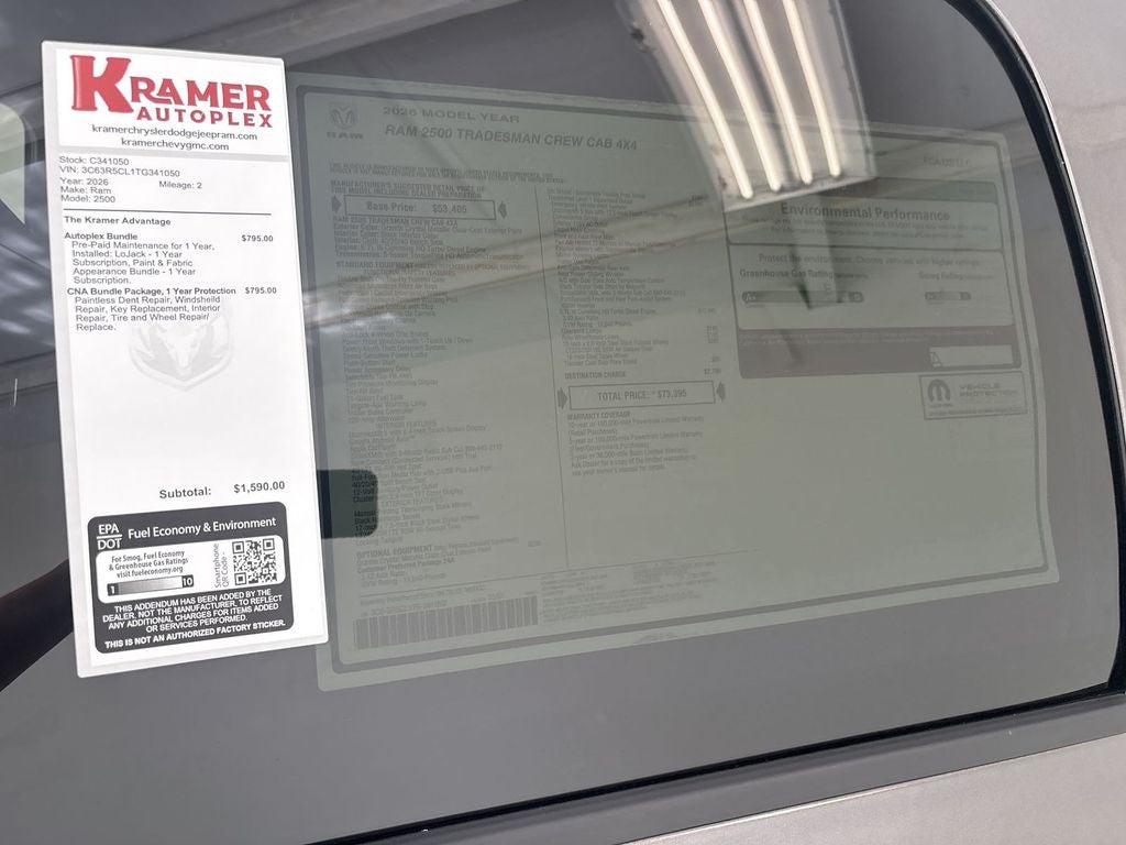 2026 RAM Ram 2500 Tradesman
