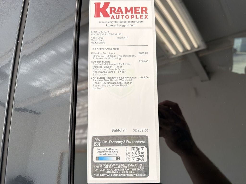 2026 RAM 2500 Tradesman
