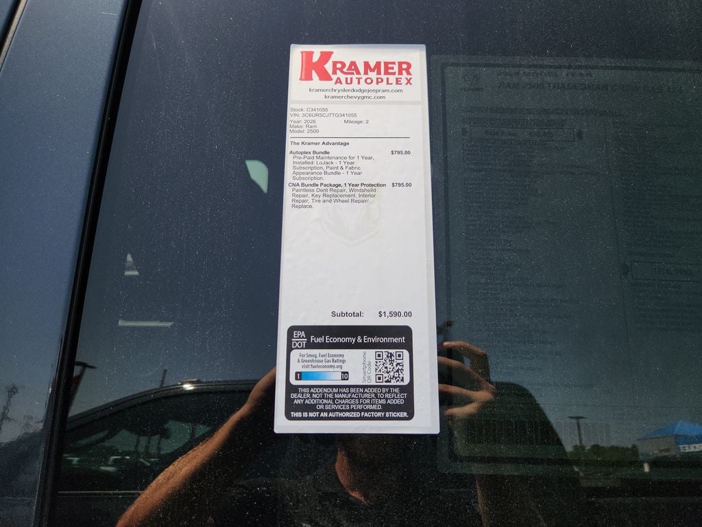 2026 RAM Ram 2500 Tradesman