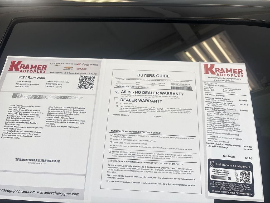2024 RAM Ram 2500 Laramie