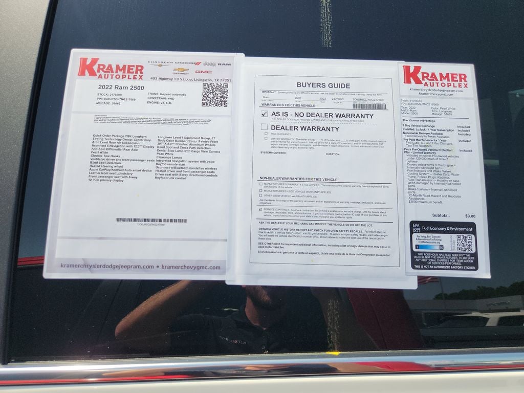 2022 RAM Ram 2500 Longhorn