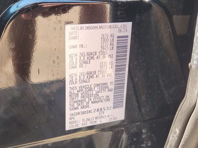 2024 Nissan Pathfinder Rock Creek