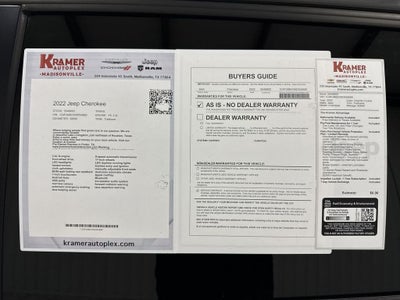 2022 Jeep Cherokee Trailhawk 4x4