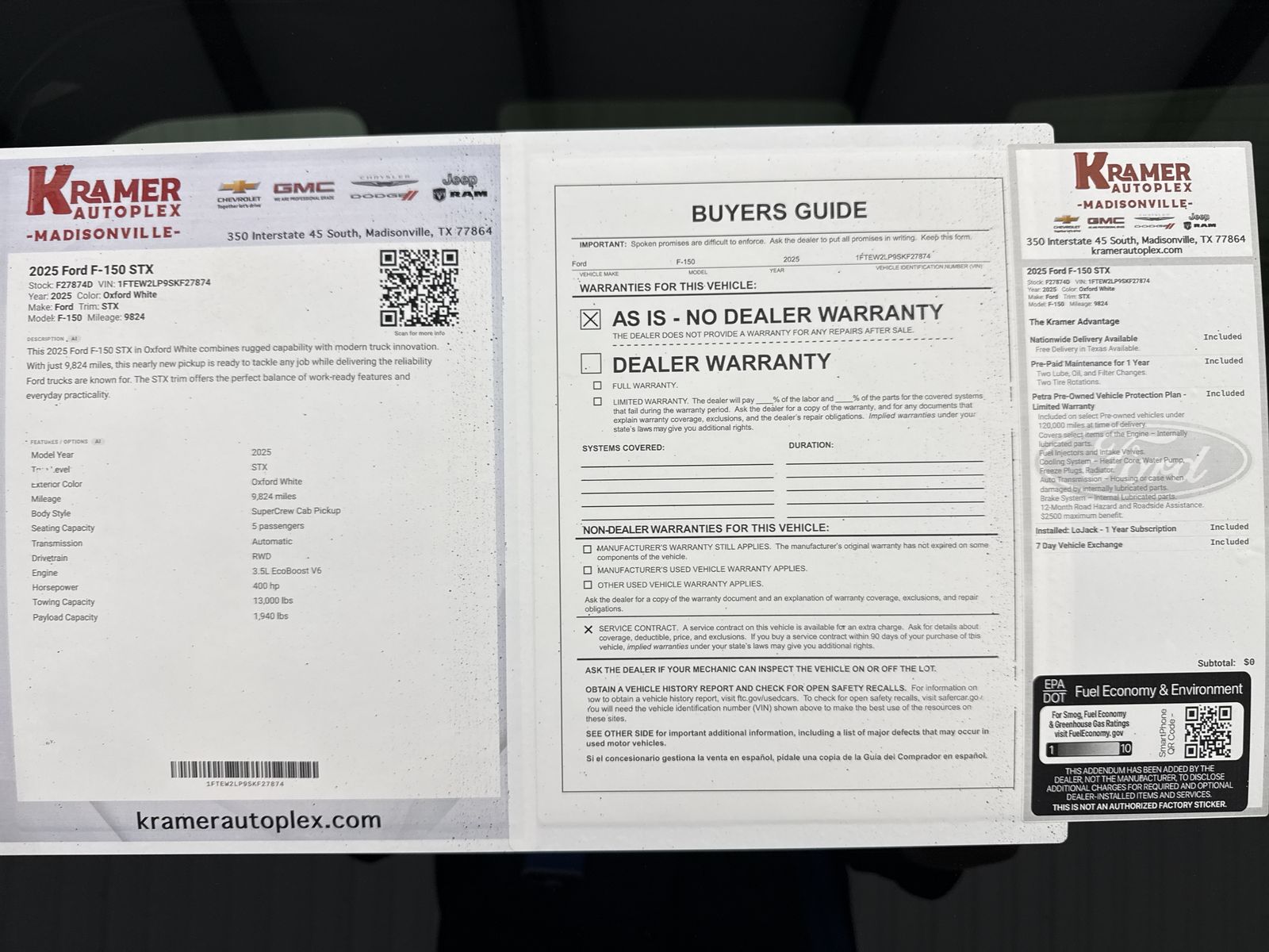 2025 Ford F-150 STX