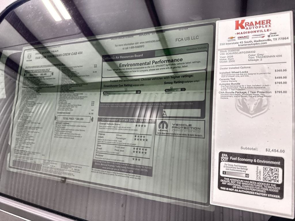2026 RAM Ram 2500 Tradesman