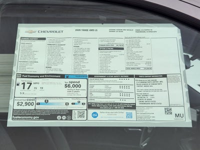 2026 Chevrolet Tahoe LS