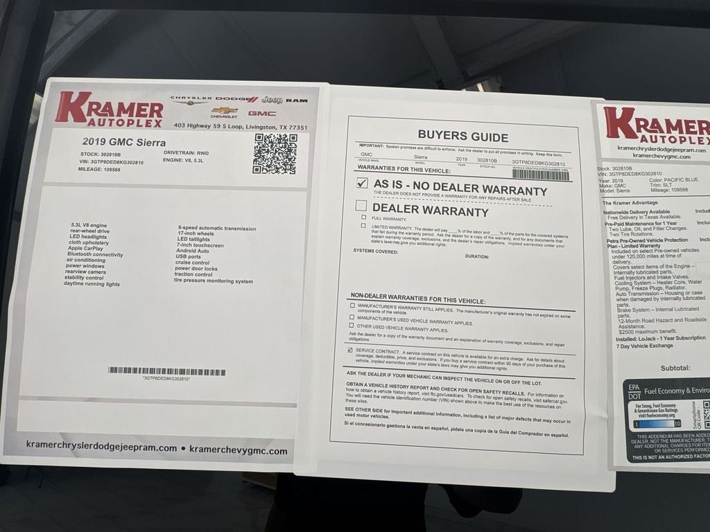 2019 GMC Sierra 1500 SLT