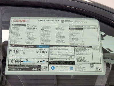 2026 GMC Yukon XL AT4 Ultimate