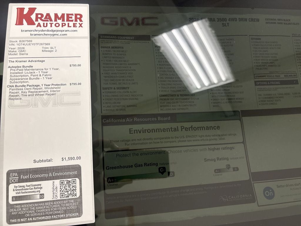 2026 GMC Sierra 3500 HD SLT DRW
