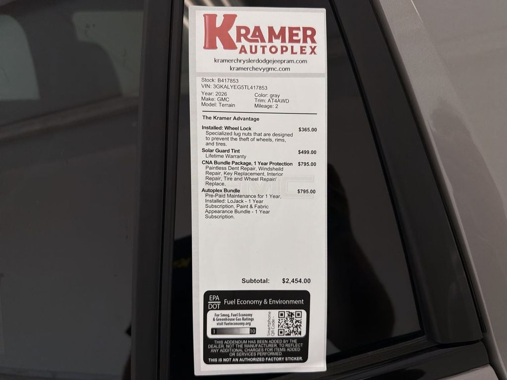 2026 GMC Terrain AT4