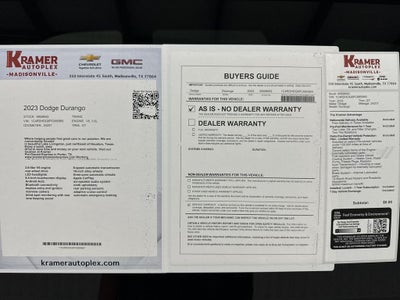 2023 Dodge Durango GT Premium RWD