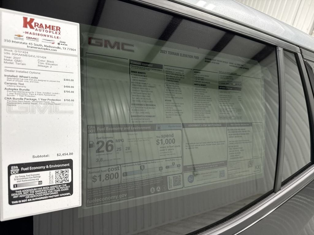 2027 GMC Terrain Elevation