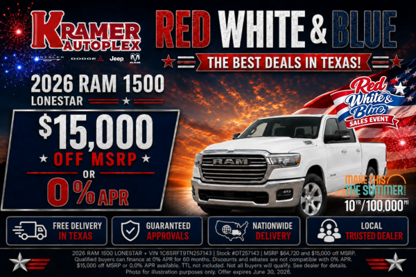 $15,000 Off MSRP or 0% APR
