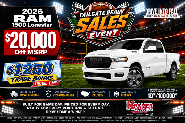 $20,000 Off MSRP