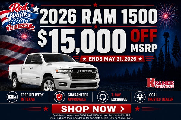 $15,000 Off 2026 RAM 1500