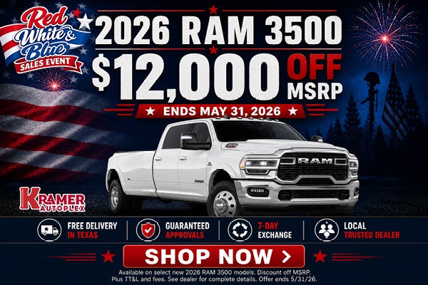 $12,000 Off 2026 RAM 3500