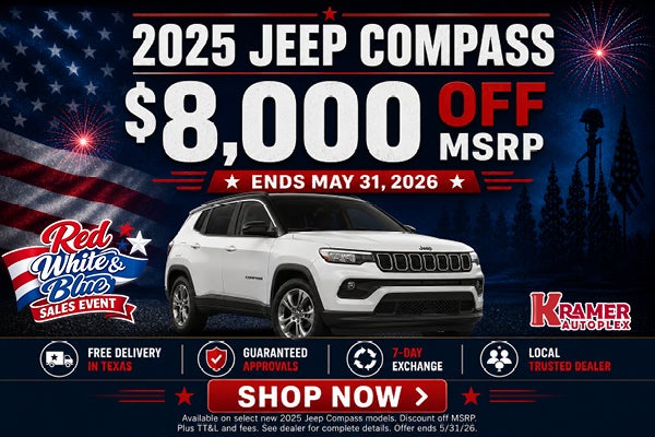 $8,000 Off 2025 Jeep Compass
