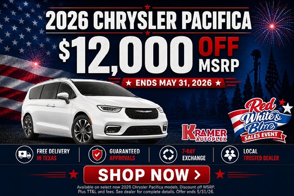 $12,000 Off 2026 Chrysler Pacifica
