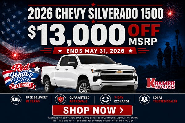 $13,000 Off 2026 Chevy Silverado 1500