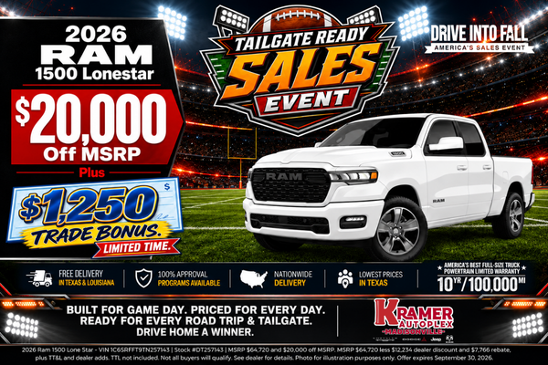 $20,000 Off MSRP