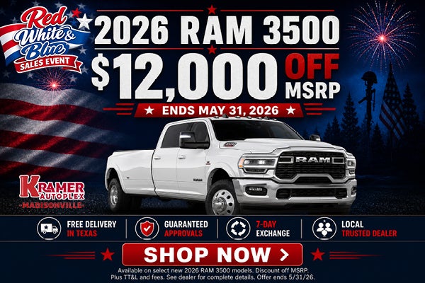 $12,000 Off 2026 RAM 3500
