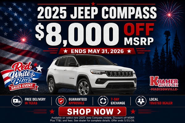 $8,000 Off 2025 Jeep Compass