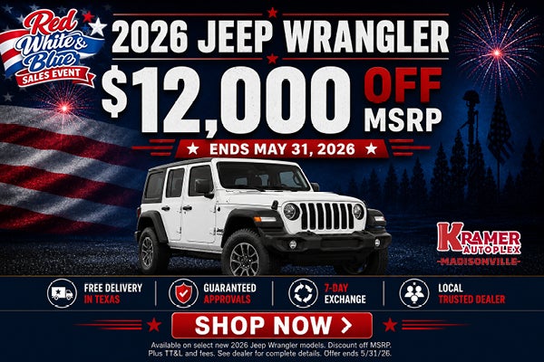 $12,000 Off 2026 Jeep Wrangler