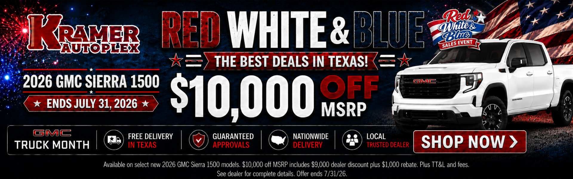 Kramer Autoplex July Incentives