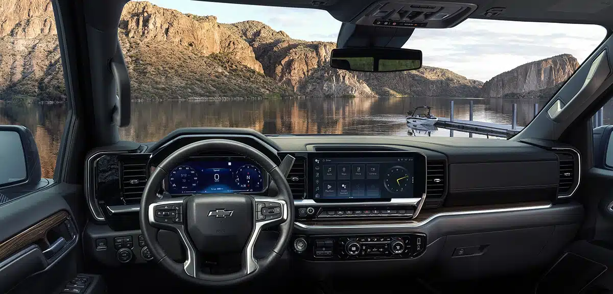 2026 Chevrolet Silverado 1500 RST interior dashboard and touchscreen