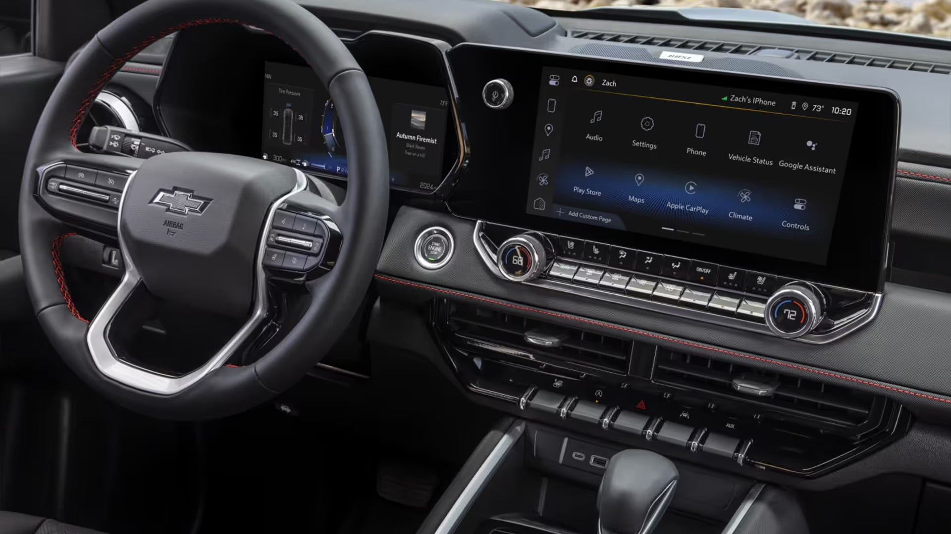 2026 Chevrolet Colorado LT interior dashboard and touchscreen