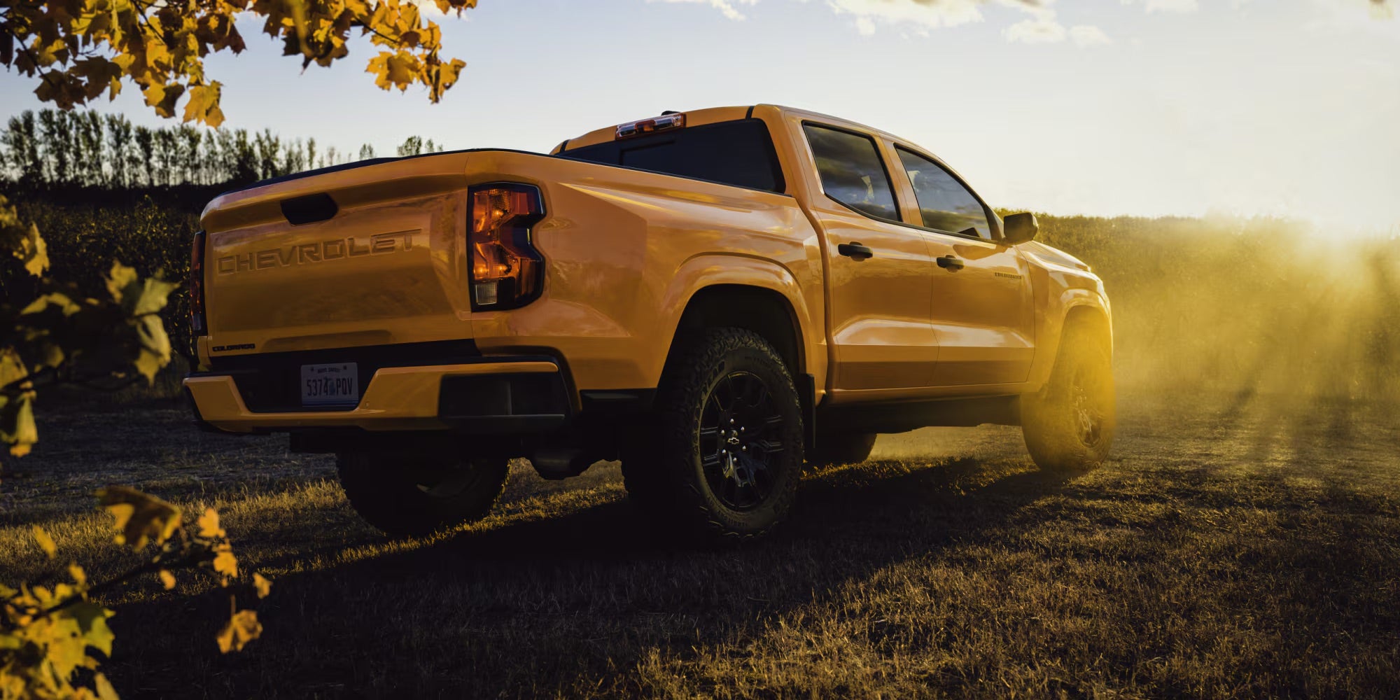 2026 Chevrolet Colorado LT rear and tailgate view