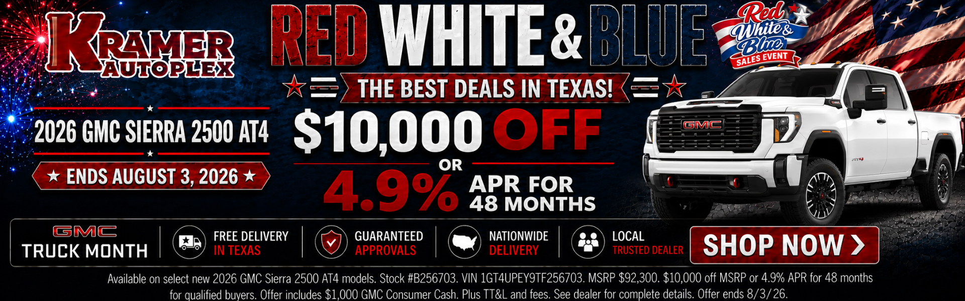Kramer Autoplex July Incentives