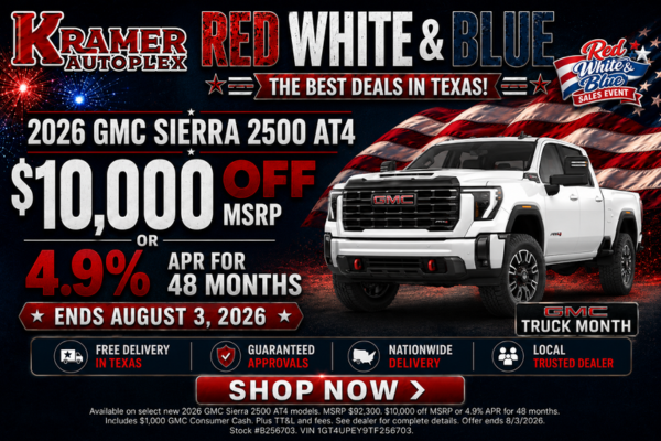 Kramer Autoplex July Incentives
