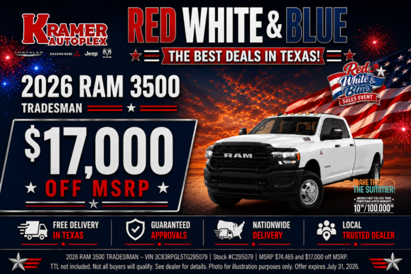 Kramer Autoplex July Incentives