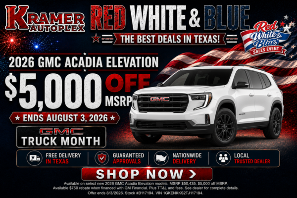 Kramer Autoplex July Incentives