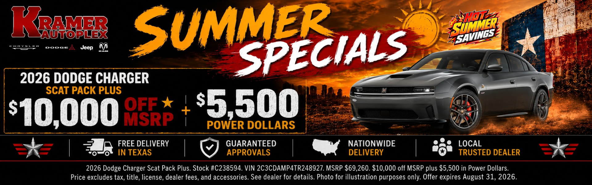 Kramer Autoplex August Incentives