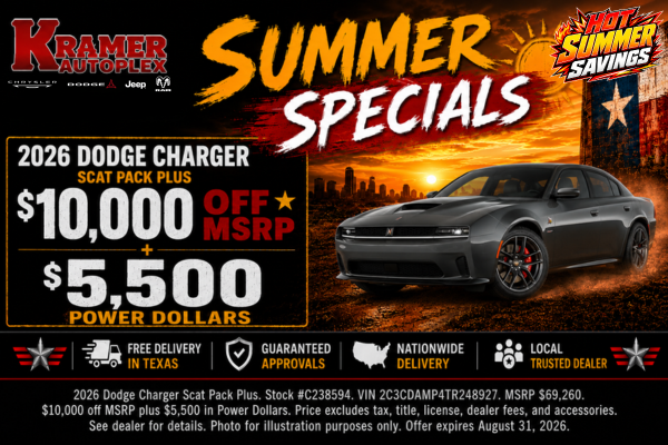 Kramer Autoplex August Incentives