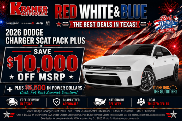 Kramer Autoplex July Incentives