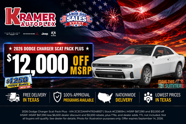Kramer Autoplex September Incentives