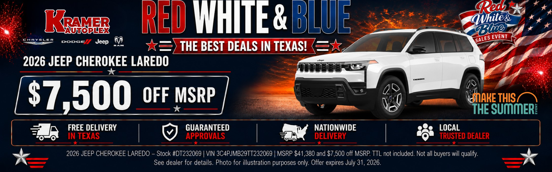 Kramer Autoplex July Incentives