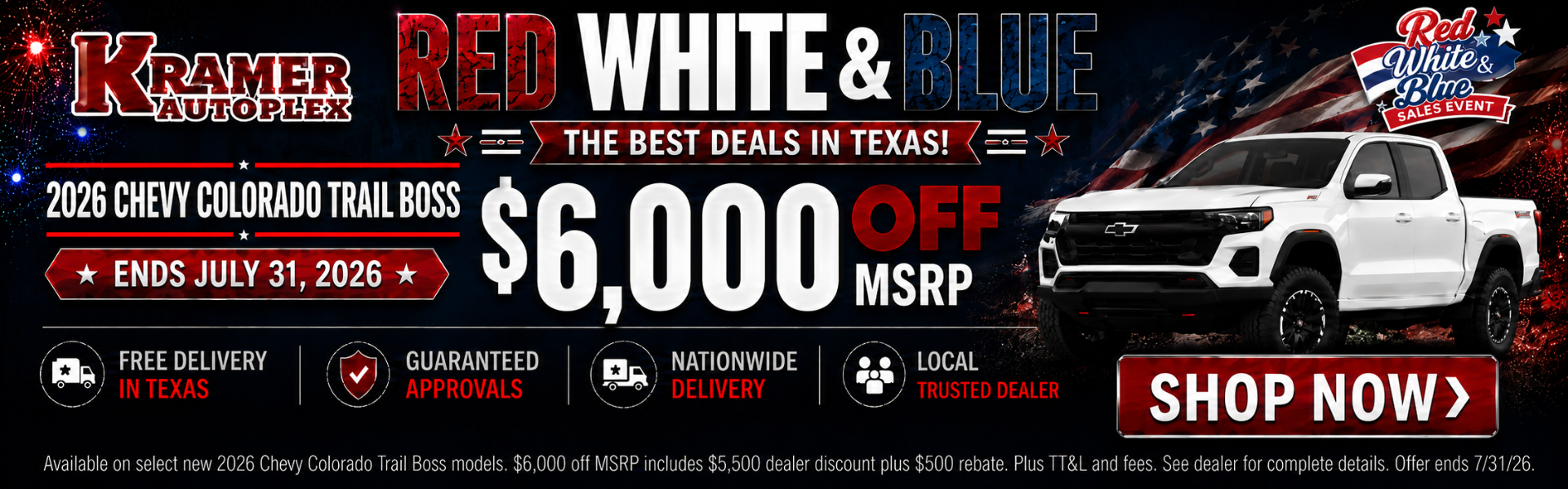 Kramer Autoplex July Incentives