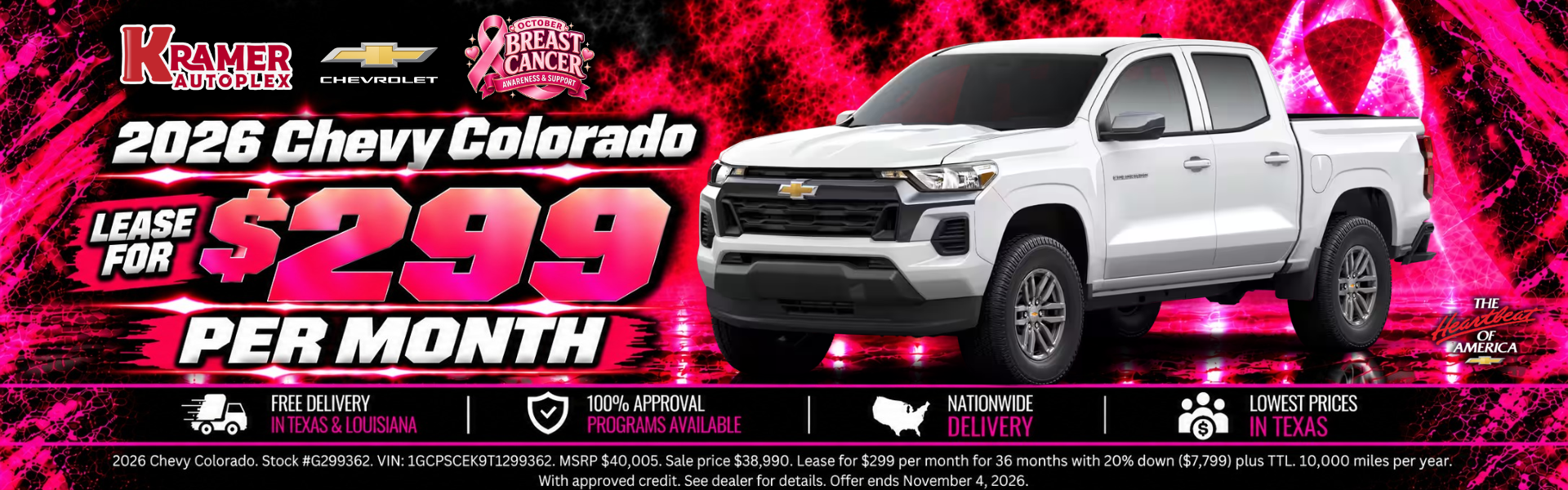 Kramer Autoplex October 2026 Incentives