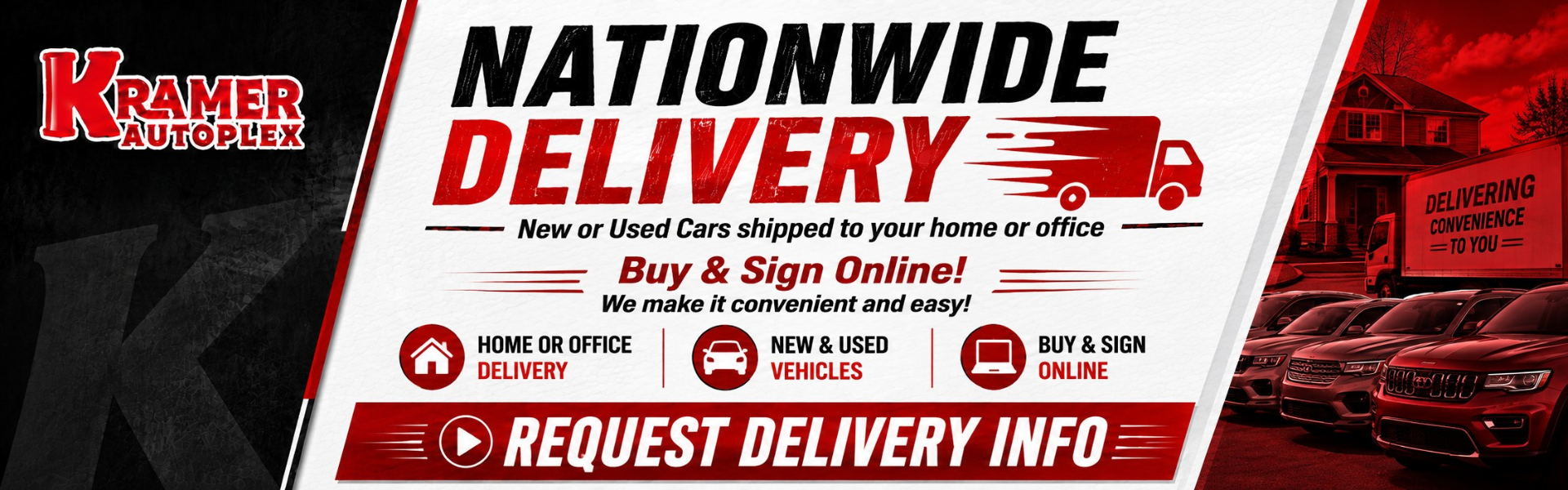 Kramer Autoplex Nationwide Delivery